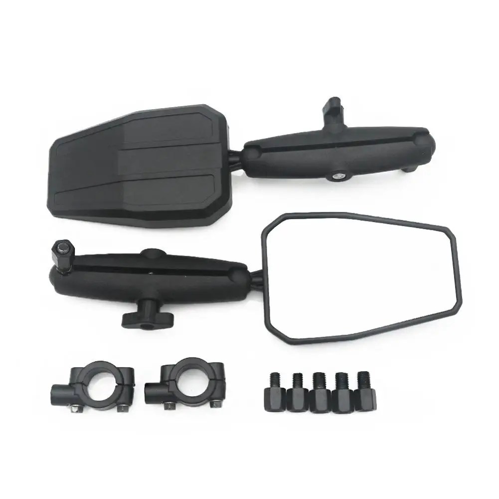 

Мотоциклетные зеркала, вращающиеся на 360 градусов, складные боковые зеркала заднего вида для крепления на руль, аксессуары для квадроциклов