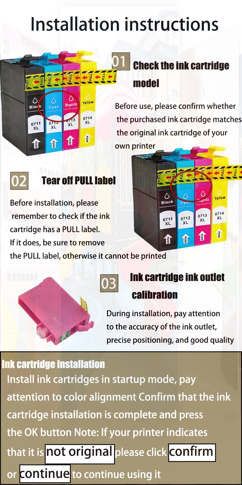 Картридж для принтера Stylus SX515W SX600FW SX610FW BX600FW BX610FW DX6000 DX6050 DX7000F