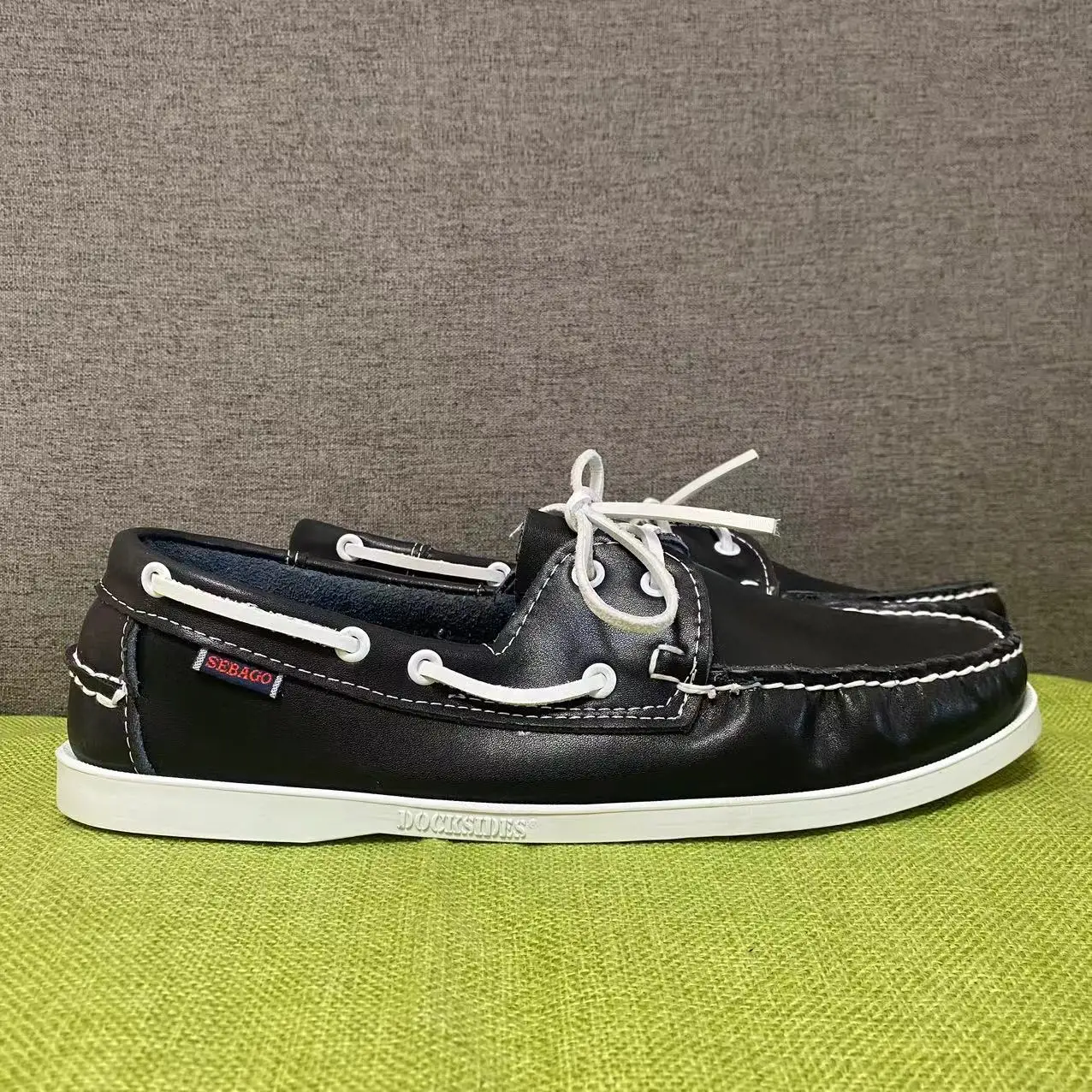 Мужские Аутентичные туфли seбаго Docksides кожаные топ-сайдеры премиум-класса на