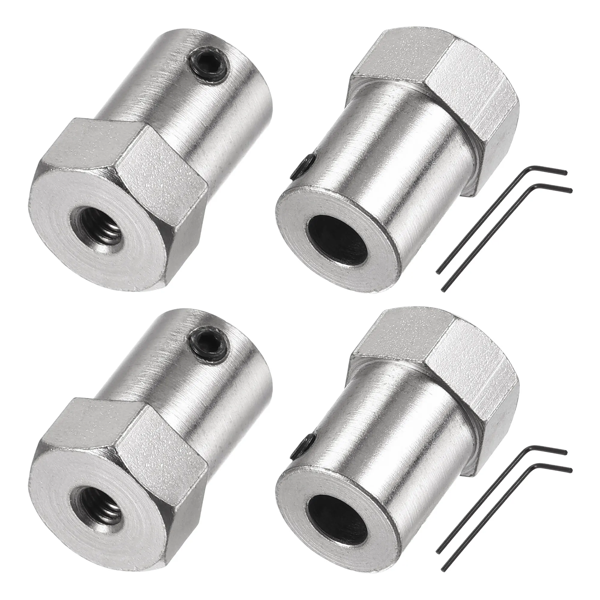 

Uxcell шестиугольная муфта из нержавеющей стали разъем 5 мм диаметр 18 мм Длина 4 упаковки