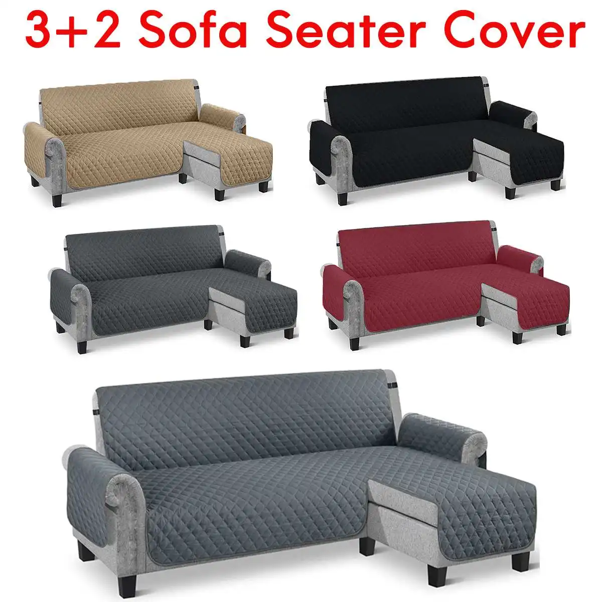 

Elastic Sofa Seat Cushion Cover for Furniture Protector Sofa Covers Pets Kids Washable Sofa Cushion Case Removable Livingroom