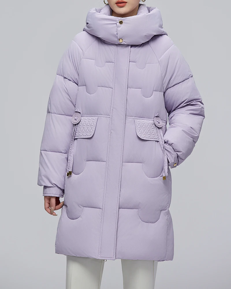 2024 зимняя женская куртка пальто женские длинные с капюшоном верхняя одежда