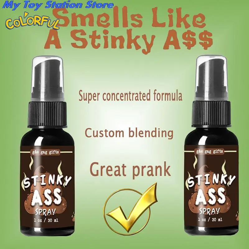 Жидкий спрей для розыгрышей и шуток пахнущая бомба вонючий пахнущий газ 30 мл