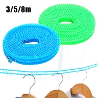 clotheslines windproof clothesline travel retractable rope washing line outdoor camping drying clothes hanger rack line