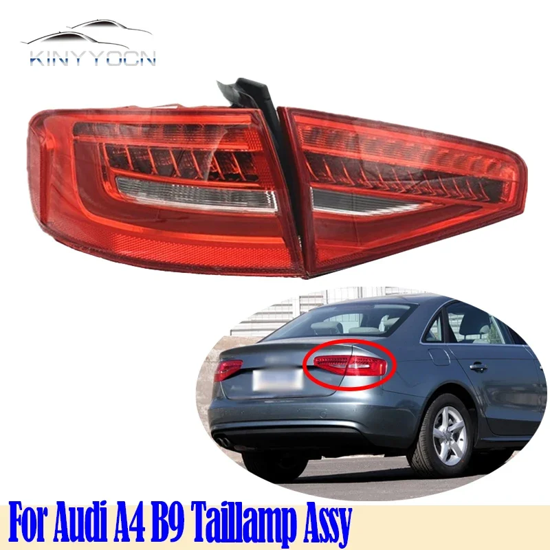 Фото Для Audi A4 B9 2013-2015: задний фонарь, стоп-сигнал, фонарь заднего хода, фара, кронштейн фары, фонарь заднего хода, фара головного света №1