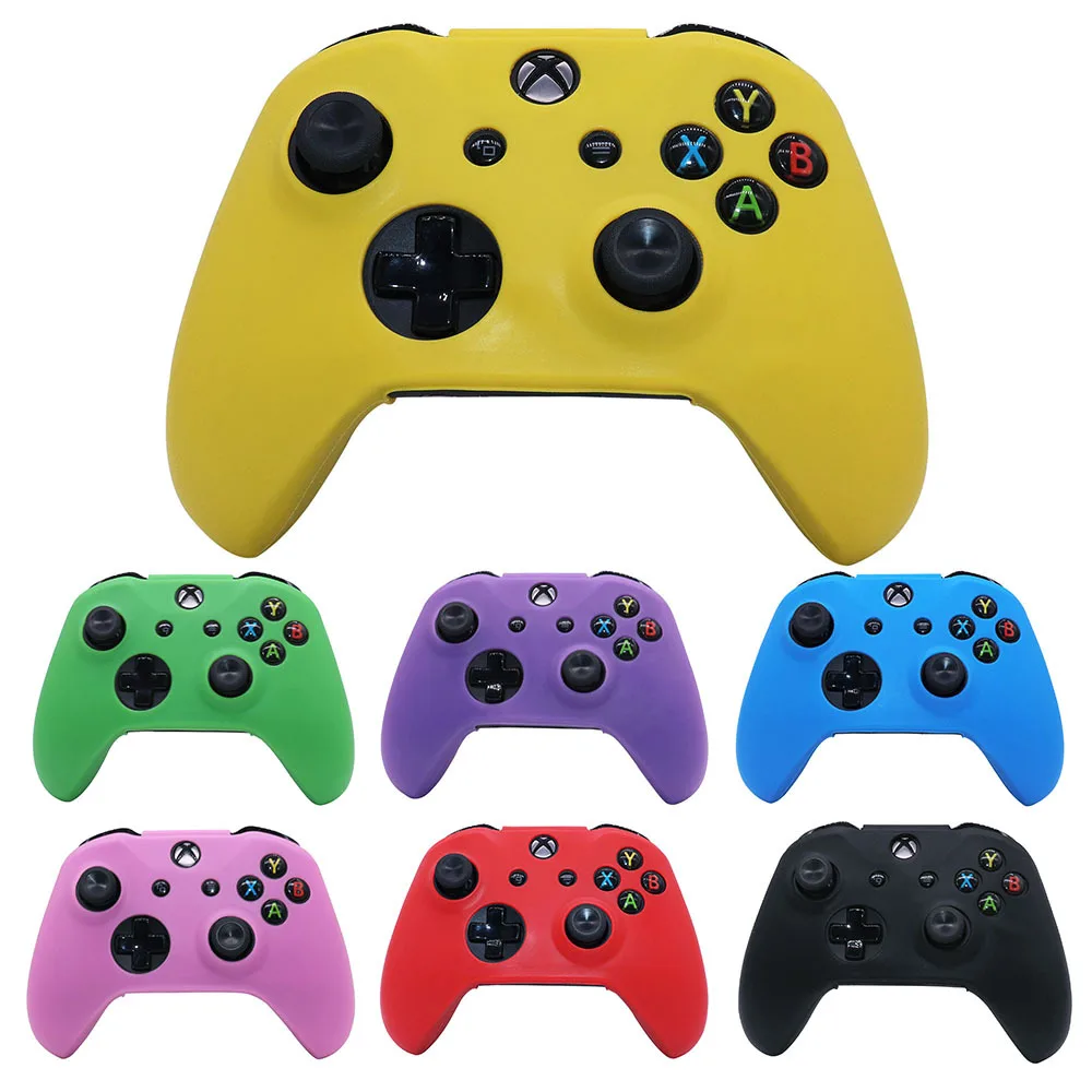 Silicone Soft Protective Case Skin For XBox One S Controller Gamepad Cover Controle Games Accessories Joystick For XBOXONES Skin