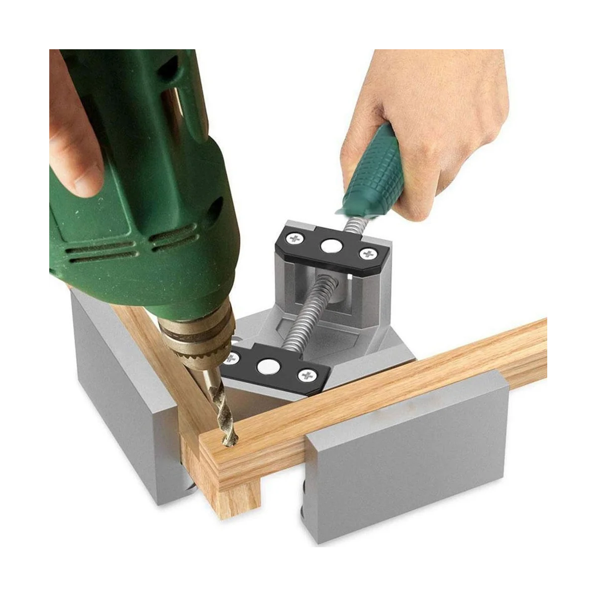 Алюминиевый Однорычажный зажим под прямым углом 90 градусов угловой