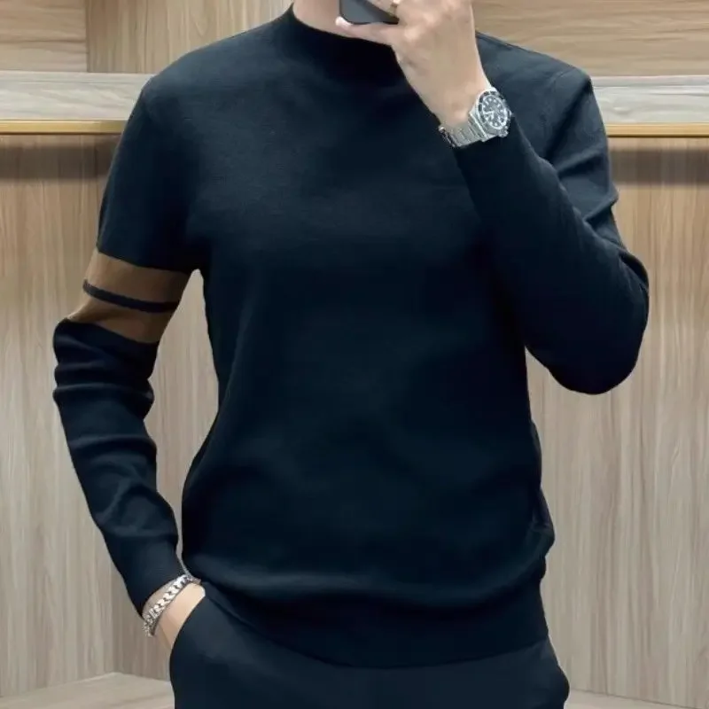 Футболка мужская однотонная облегающая с эмо-тематикой