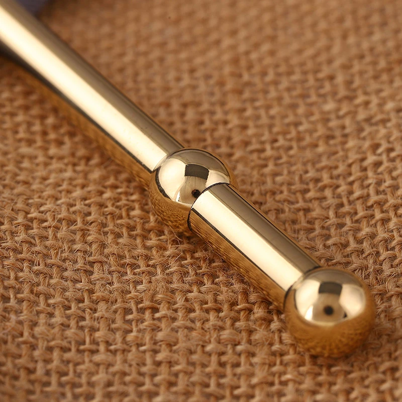 Ручка для акупрессуры из чистой меди семейный массажный Стик улучшения зрения