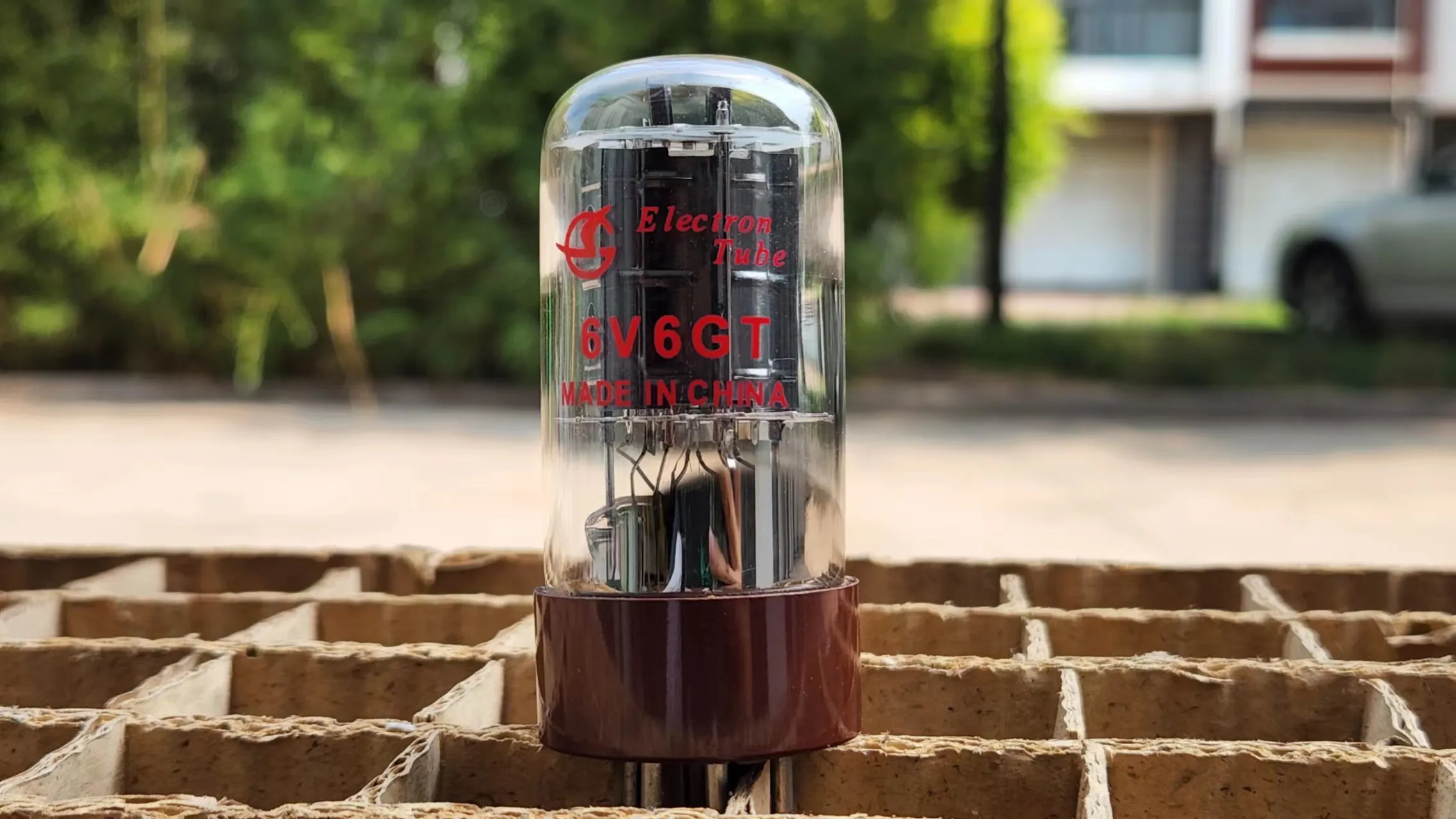 Новый электронный вакуумный клапан Shuguang с красным сиденьем 6V6GT может заменить