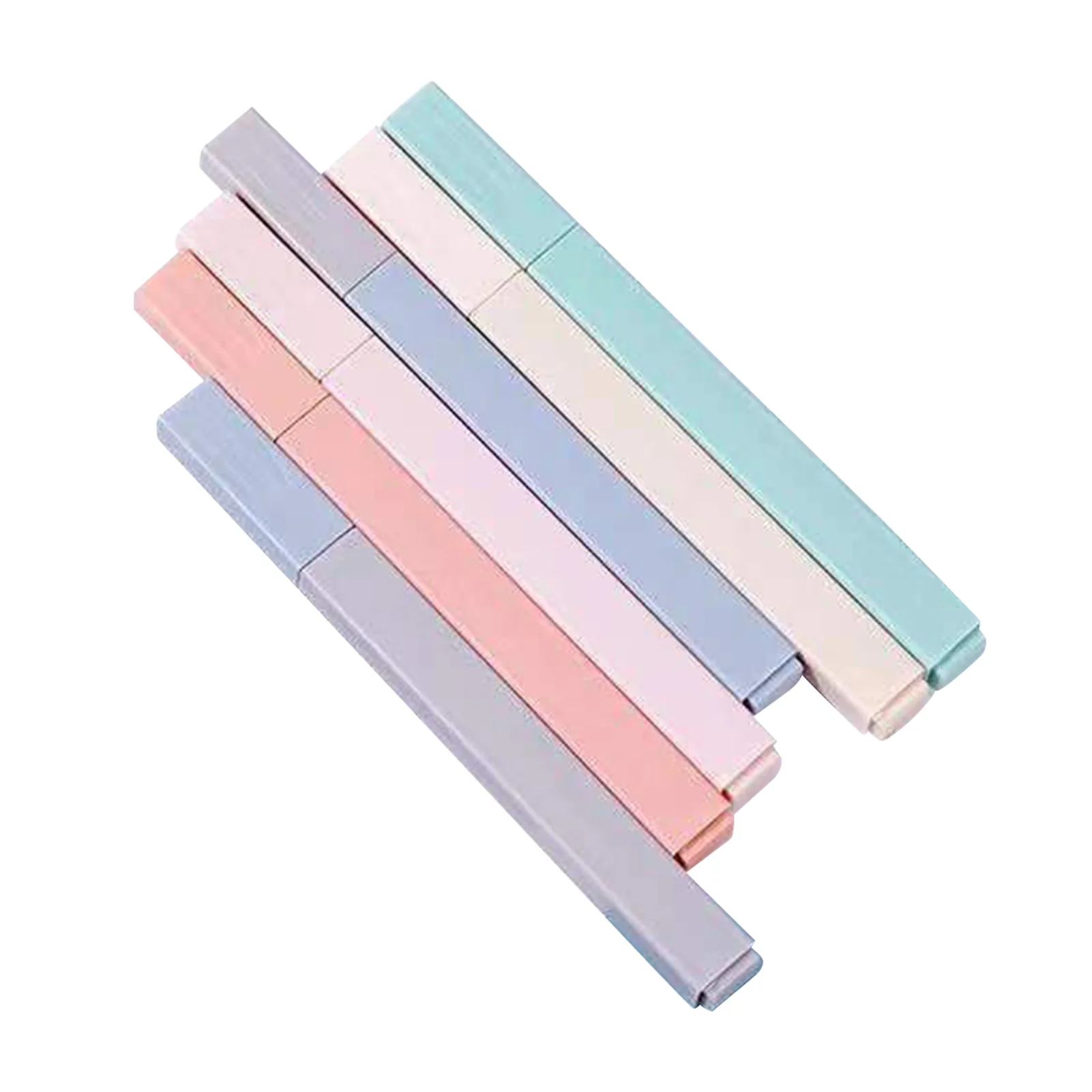 

6pcs Mild Assorted Colours Gift Aesthetic Dry Fast No Bleed Note Taking Art Marker Highlighter Pen With Chisel Tip Journal Diary