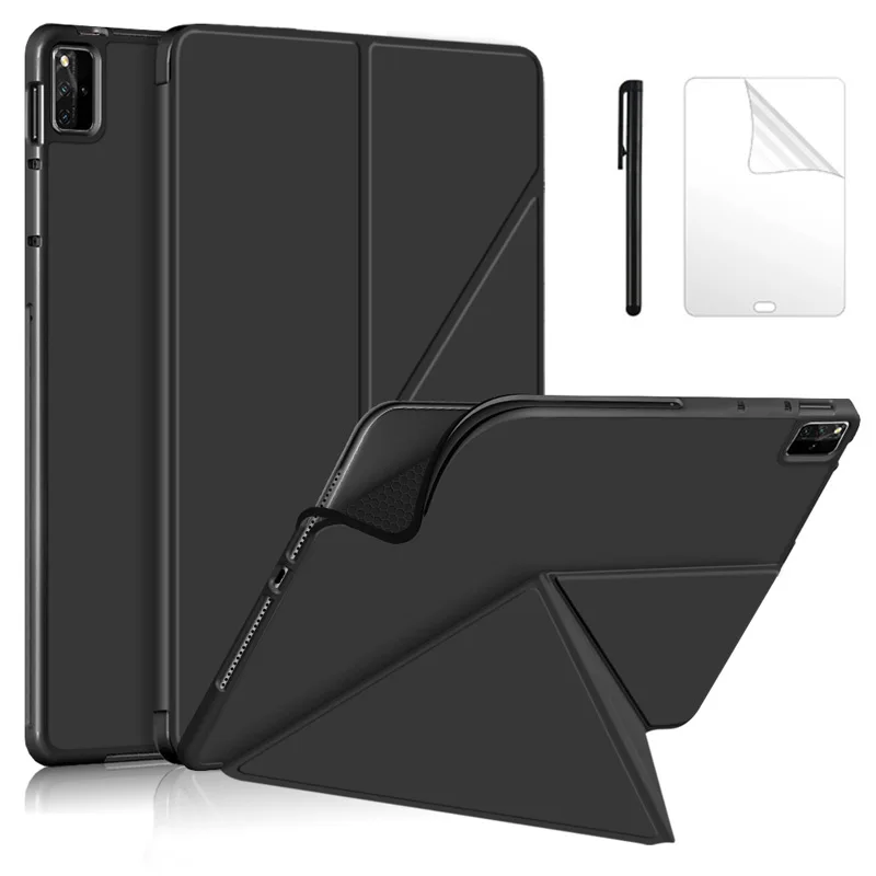 

Чехол для Huawei MatePad 12,6, чехол для планшета 2021 дюйма, Умный складной чехол для Huawei Matepad Pro, 12,6 дюймов, искусственная кожа с держателем для ручки