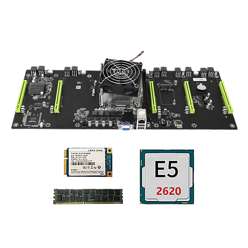 

Семейная материнская плата для майнинга BTC с процессором E5 2620 + 128G SSD + 8G DDR3 RAM + Fan H61 LGA2011 80 мм PCIE 16X слот для RTX 3060