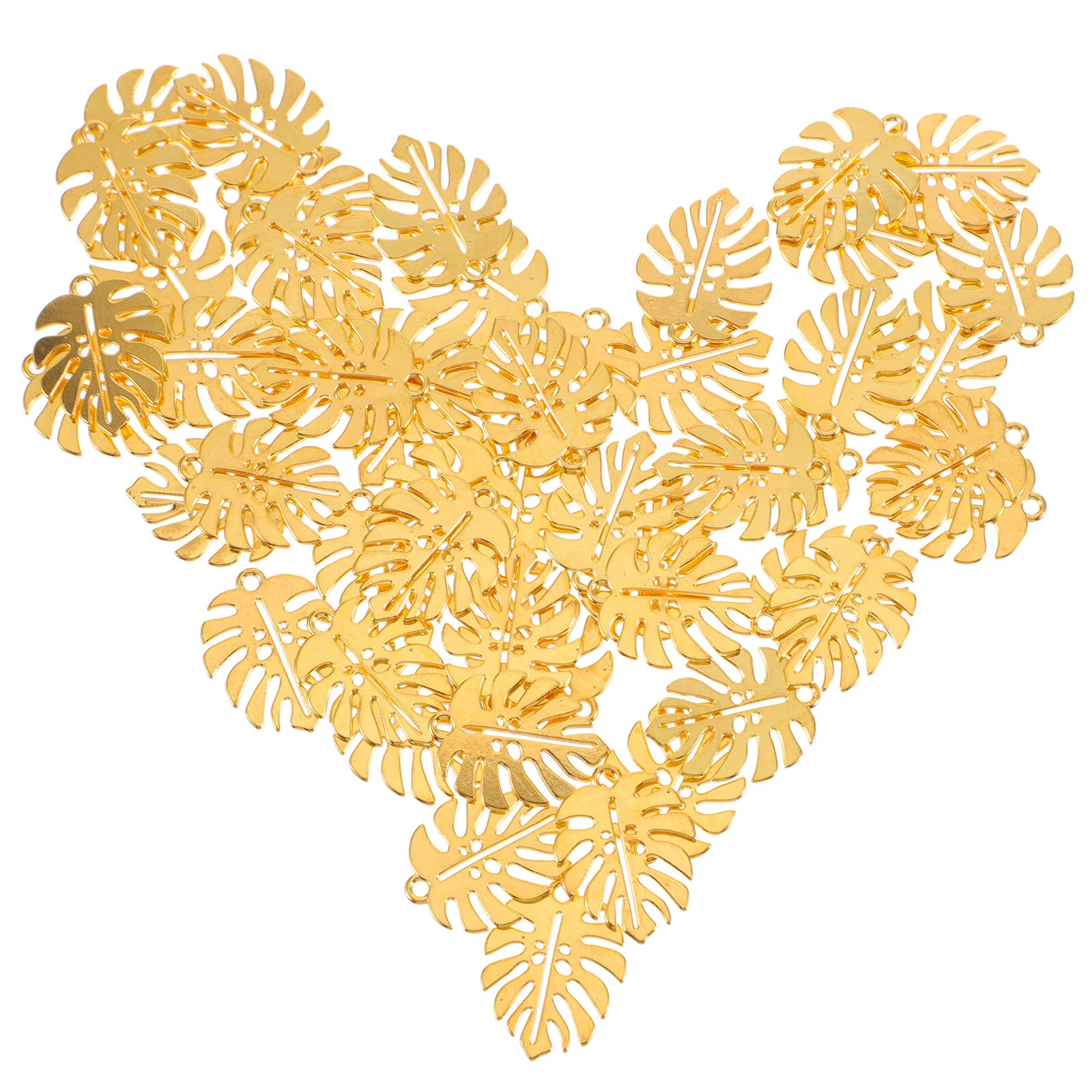 Key Chain Necklace Making Supplies Leaf Charms Jewelry Crafting Findings Design Pendant Keychain Bulk