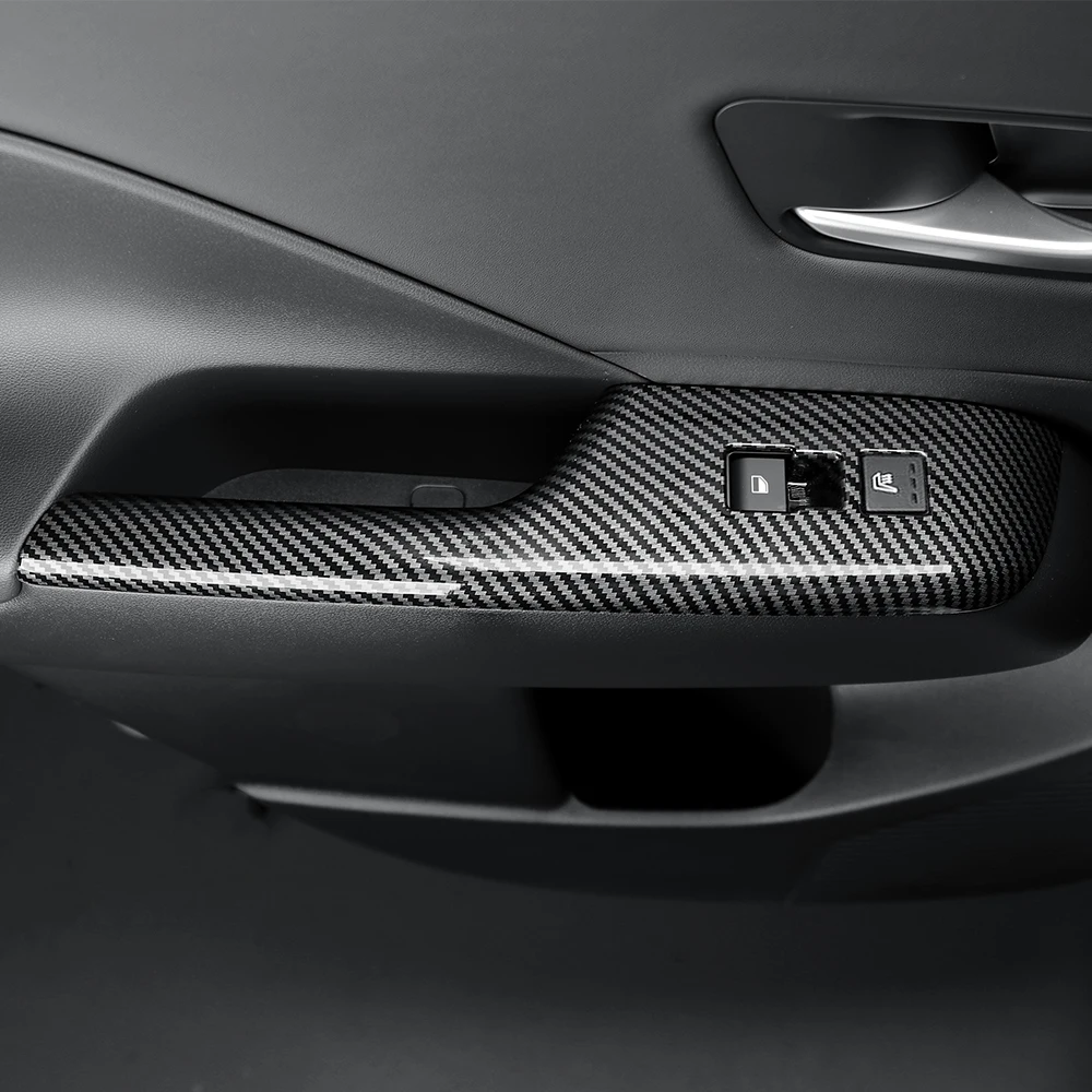 Фото 6 шт. для Hyundai KONA SX2 2024-2026 левый руль, кнопка переключателя подъема окна автомобиля, крышка дверного подлокотника, поверхностные чехлы, защитная накладка №4