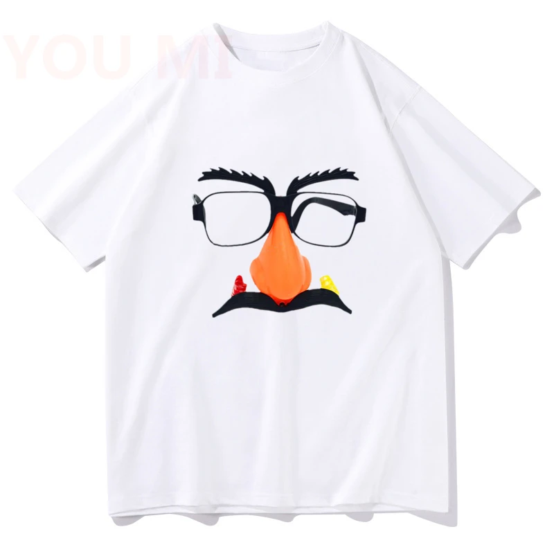 

2023 Summer T-shirt Men Women Fashion Brand Short Sleeve Cute Emoticon Pack Print Harajuku Hip Hop Cute Hip Hop Tshirt Homme