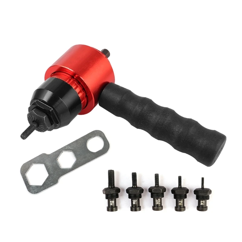 

M3-M8 Electric Rivet Guns Rivet Nut Guns Drill Bit Adapter Insert Nut Pull Riveting Tool For Electric Drill Hand Wrench DropShip