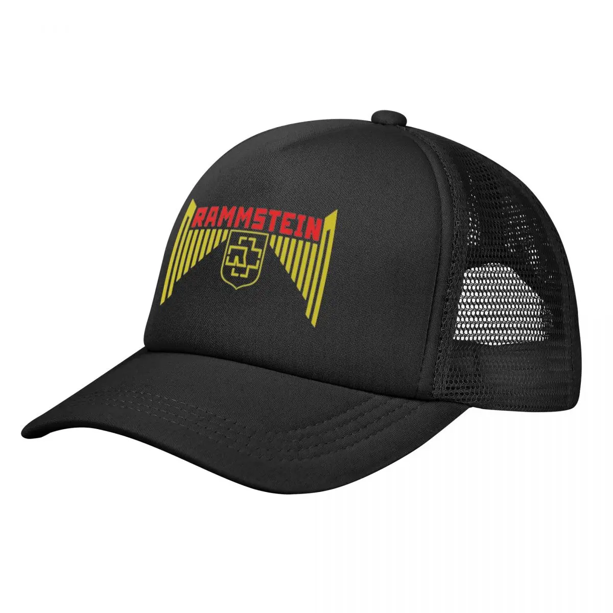 

Concert Konzert R-Rammstein Rock Mesh Baseball Caps Men Outdoor Sun Caps Dad Hat Adjustable Polyester Sun Hat Winter Trucker Cap