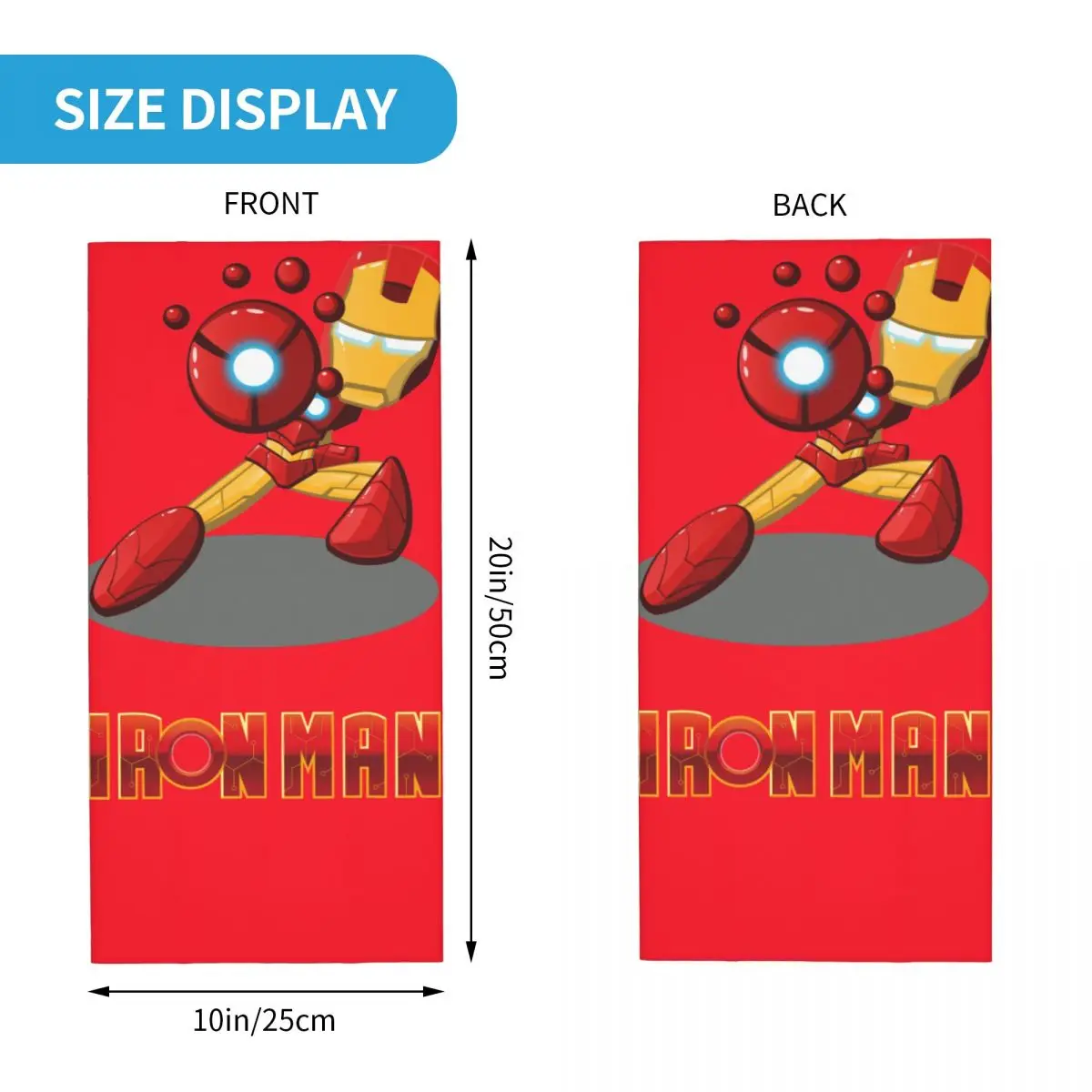 Посмотрите бандана гетры с принтом мотоциклетный клуб шарф Marvel Iron Man Балаклава