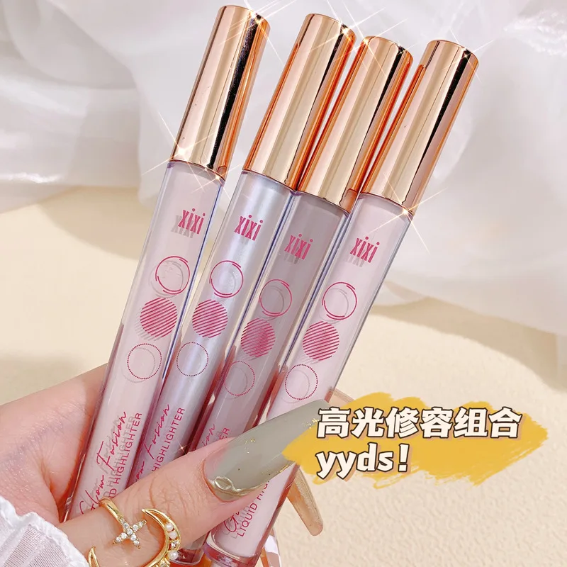 

Xixi Makeup Concealer Highlighter Liquid Full Coverage Brighten Face Eye Dark Circle Blemish Contouring Facial Contour Cosmetics