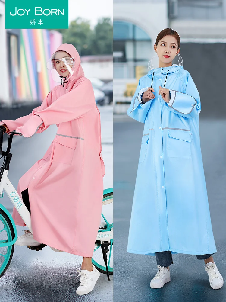 

Raincoat Long Full Body Rainproof Single Summer Electric Car Battery Car Bicycle Riding Sleeved Poncho