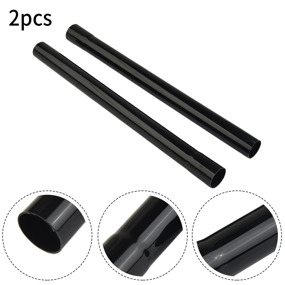 

2*Vacuum Cleaner 35mm Diameter Extension Tube Suction Tube Plastic Black Wet Dry Vacuum Cleaner Extension Rod