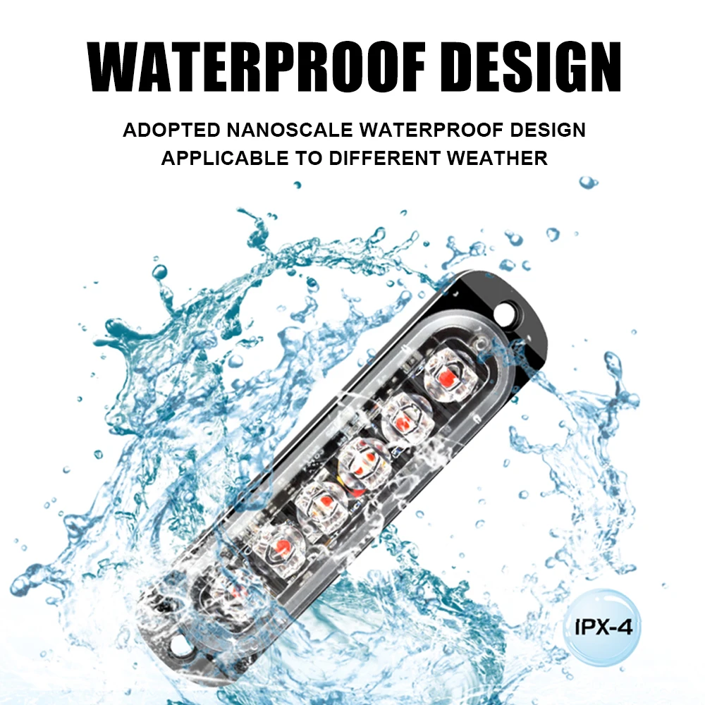 Стробоскосветильник сигнальный с 6 светодиосветодиодный 12/24 в |