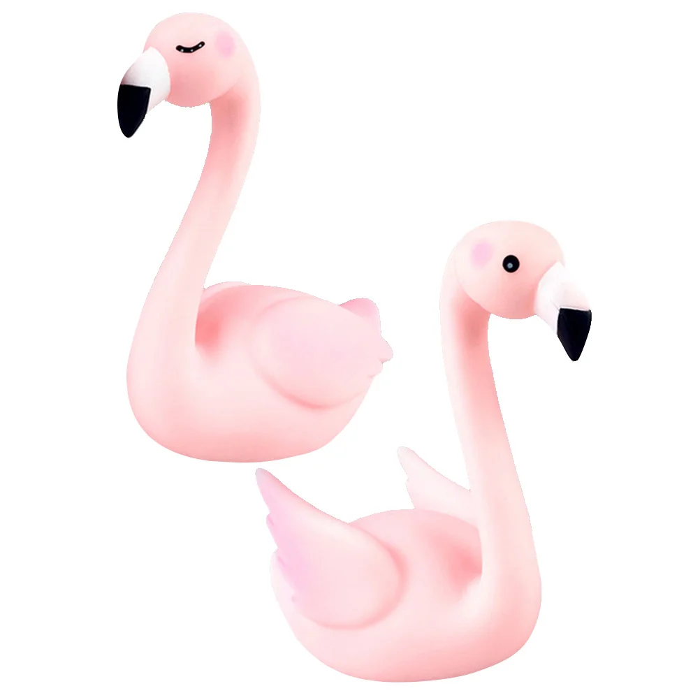 

2Pcs Small Figures Resin Figurines Birthday Cake Decoration Birthday Party Decoration