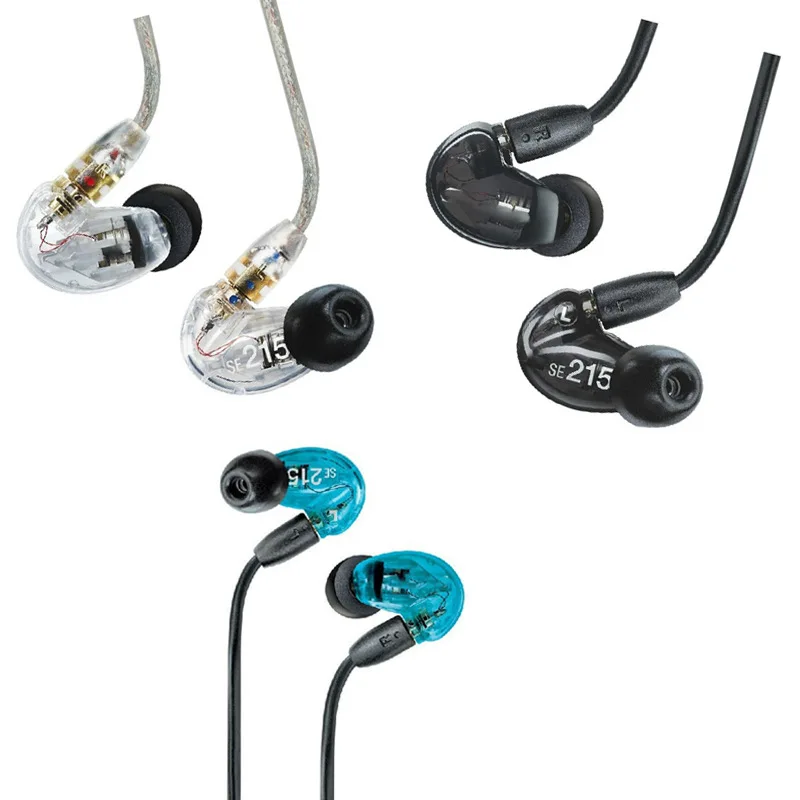 

Проводные наушники Shure Se215 IEM, Hi-Fi наушники-вкладыши, высокоточные стереонаушники с шумоподавлением, 3,5 мм, для спорта