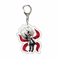 creative tokyo ghoul anime keychain acrylic cartoon figure original keychains car keys pendant bag accessories commic fans gifts