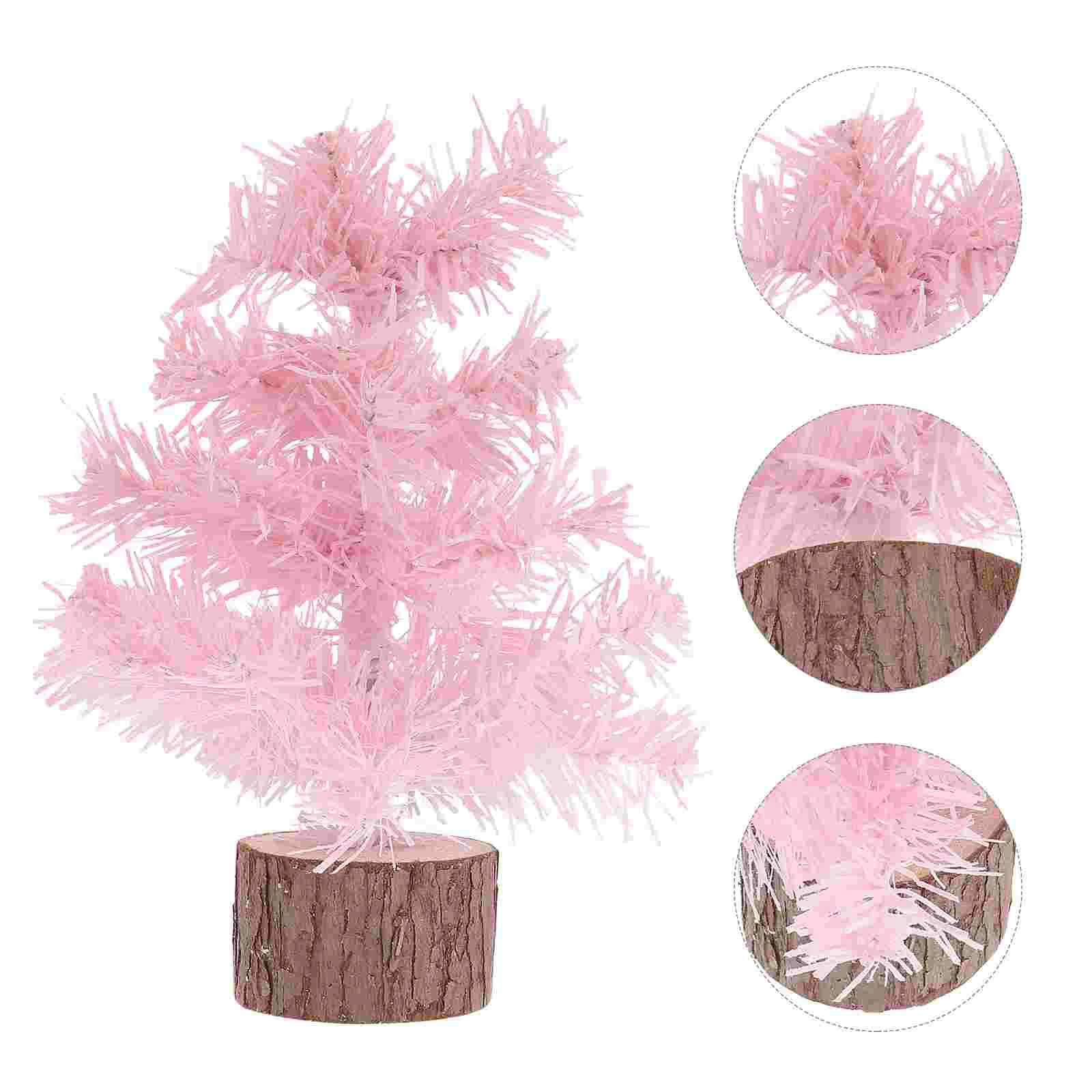 

Artificial Flocking Christmas Tree Lifelike Mini Desktop Tree Ornament for Showcase Decoration (30cm)