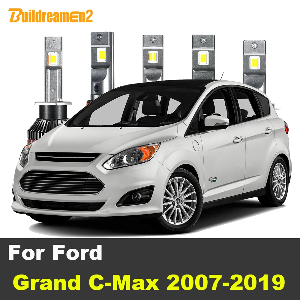 

2 X Автомобильная передняя фара, лампа для Ford C-Max Grand C-Max Cmax 2007-2019 100 Вт лм