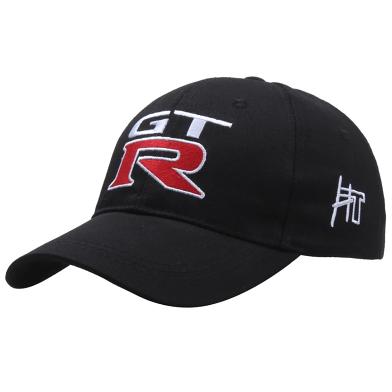 

Black Baseball Cap Sports Racing Car Men's Sunglasses Moto NISSAN GTR Car Motocross Hats Cap Racing F1 Motorcycle 3D Embroidery