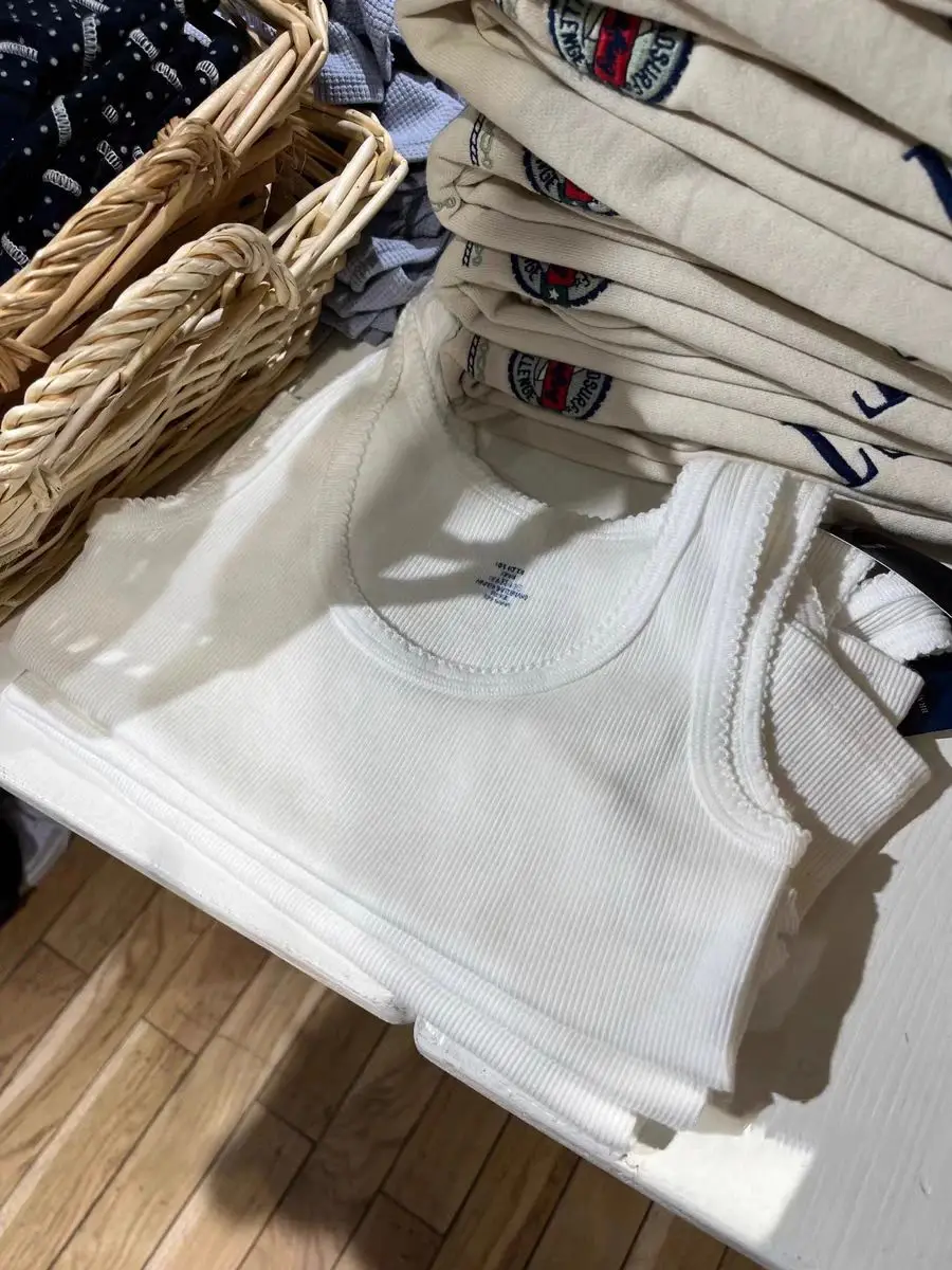 Майка женская с кружевной отделкой белый облегающий хлопковый жилет без рукавов