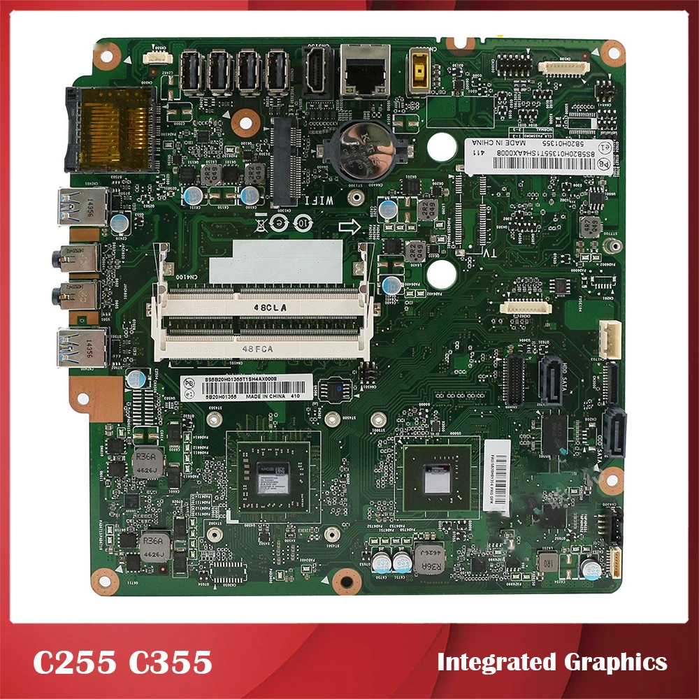 100% All in One Motherboard for Lenovo for C255 C355 CFT3S 0CFT3S 5B20H01356 Integrated Graphics Fully Tested