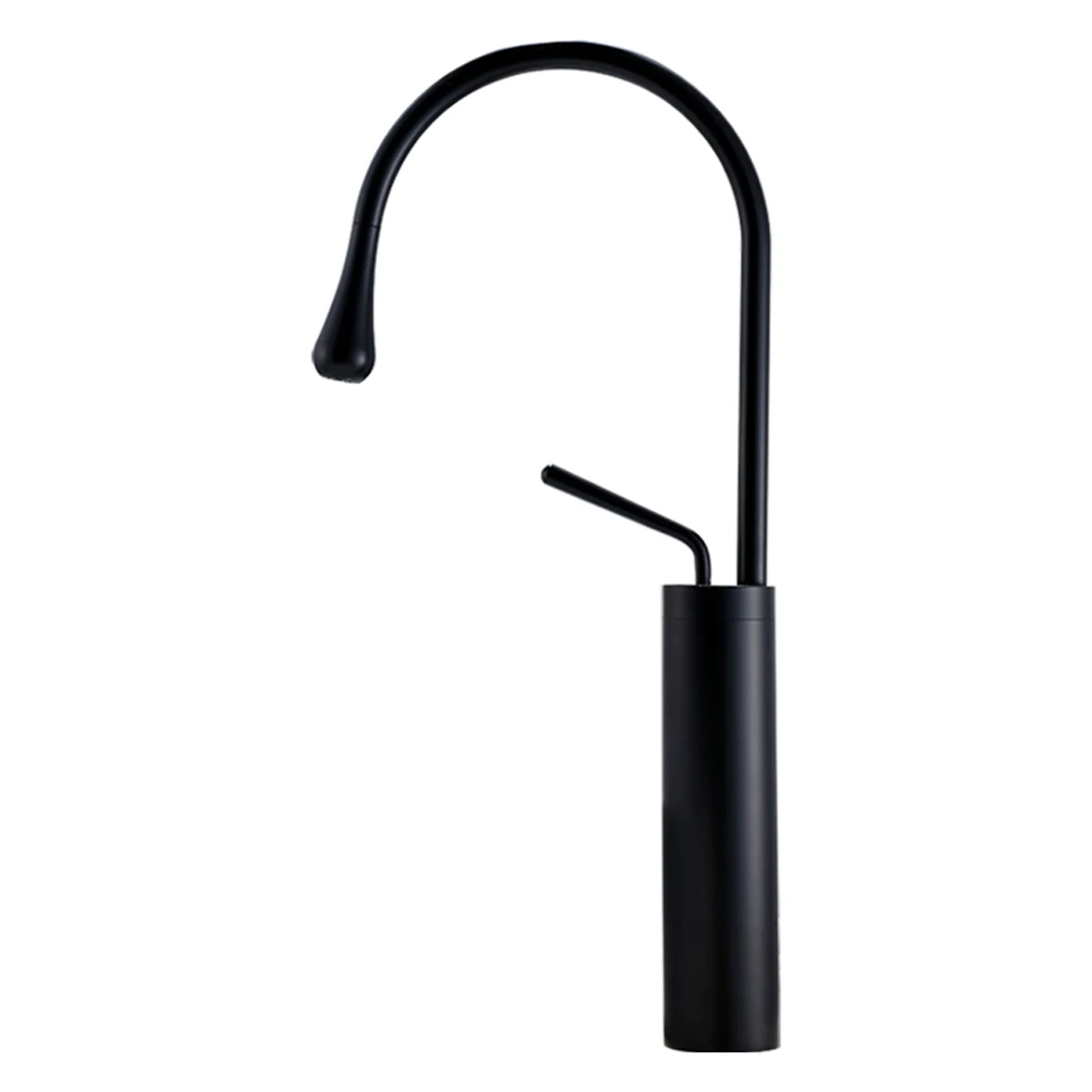 

All-copper simple countertop basin basin wash basin hot and cold wash basin black lacquer gold hot and cold water faucet