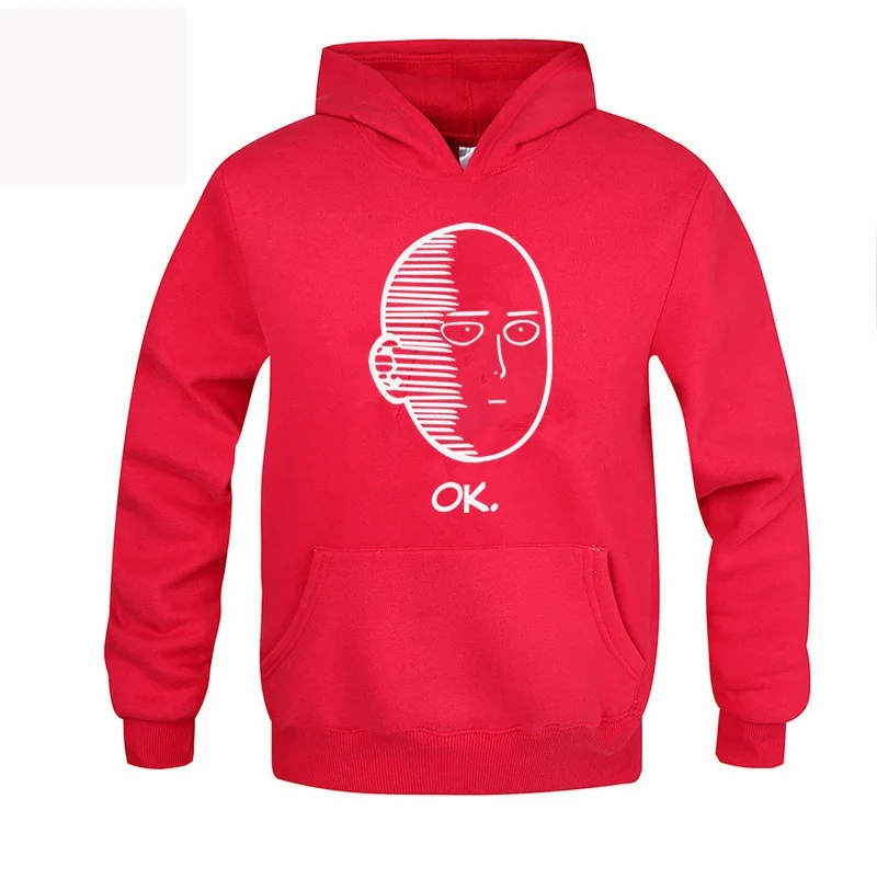 Модные японские толстовки с принтом Аниме One Punch Man свитера топы |