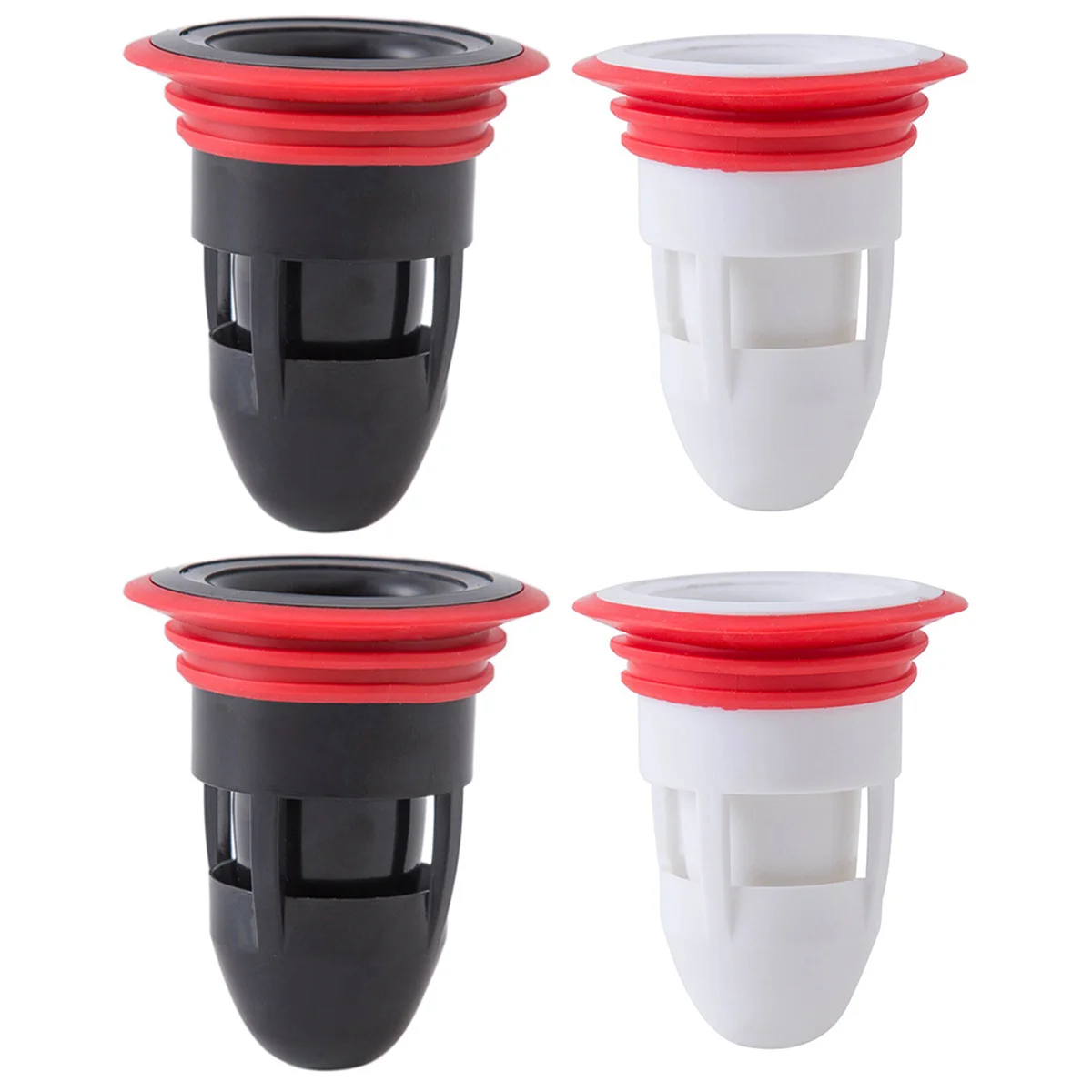 

Floor Drain Backflow Silicone Deodorant Ring Covers Shower Stopper Hair Resistant Odor Cores Sealing Seal Bathroomfilter