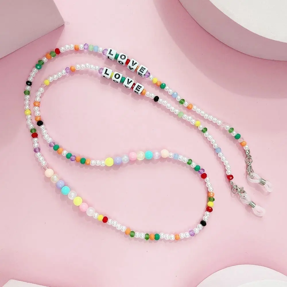 

Neck Strap String Mask Lanyard Bohemian Style Spectacle Cord Mask Chain Sunglasses Chains Rice Beads Glasses Chain