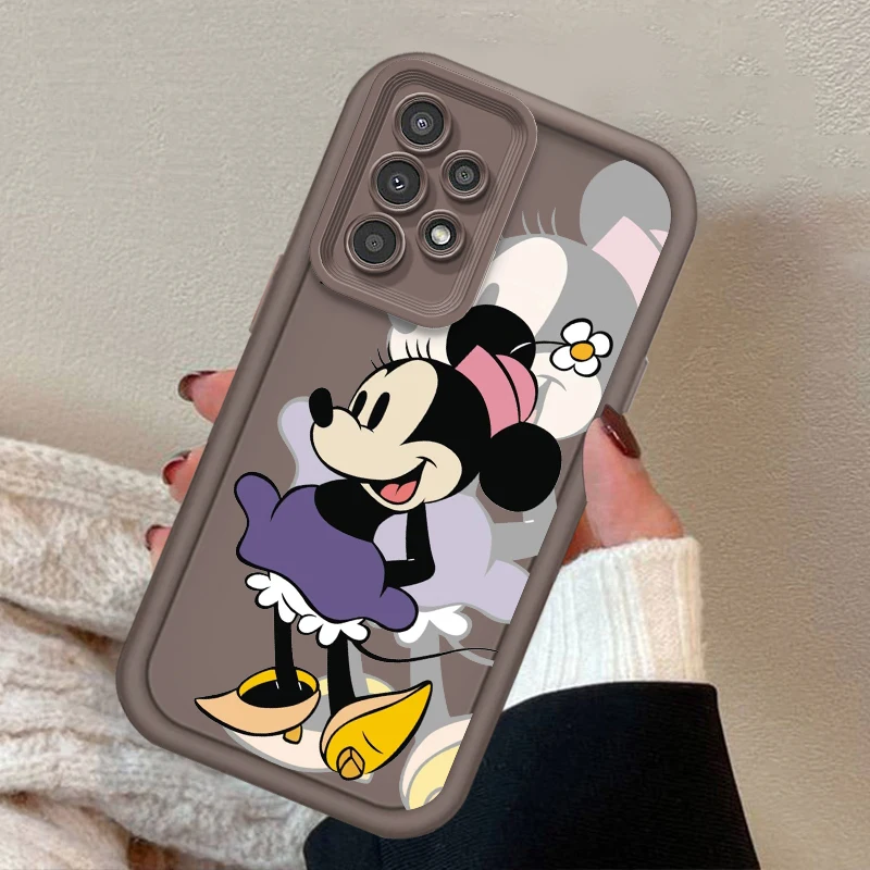 Чехол с изображением Минни Мауса Для Samsung A73 A71 A54 A53 A52 A51 A33 A32 A21S A14 A13 A12 A03 A04 A05