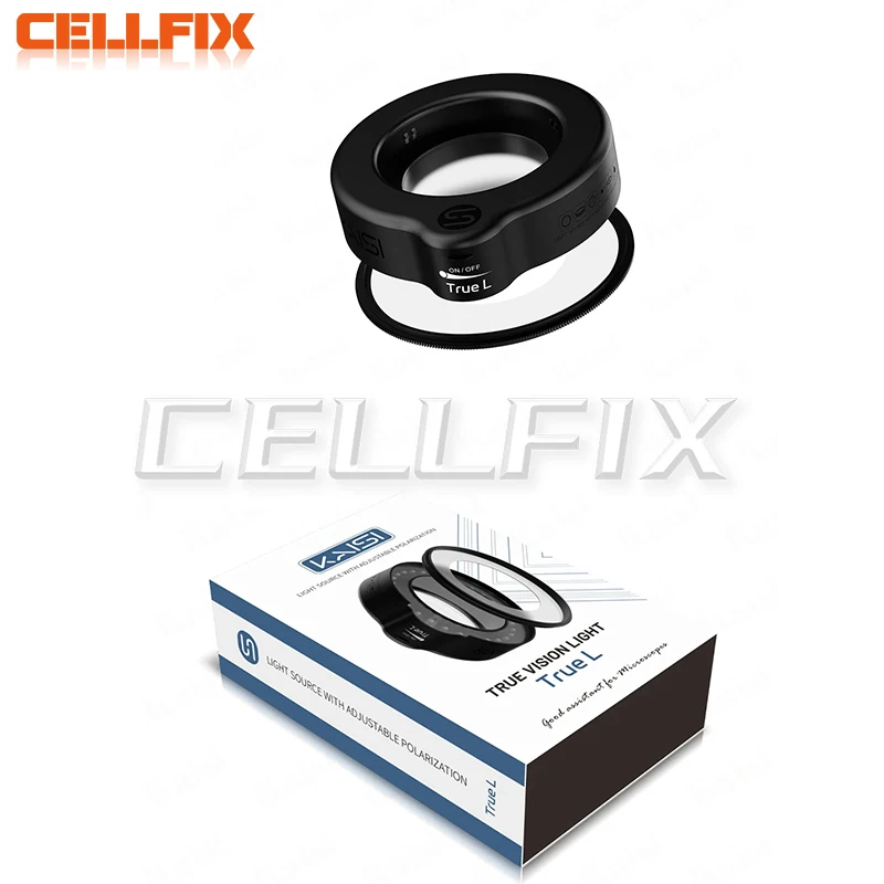 Микроскоп Kaisi Ture L 40 с поляризационными кольцами Женская ультра-яркая лампа для