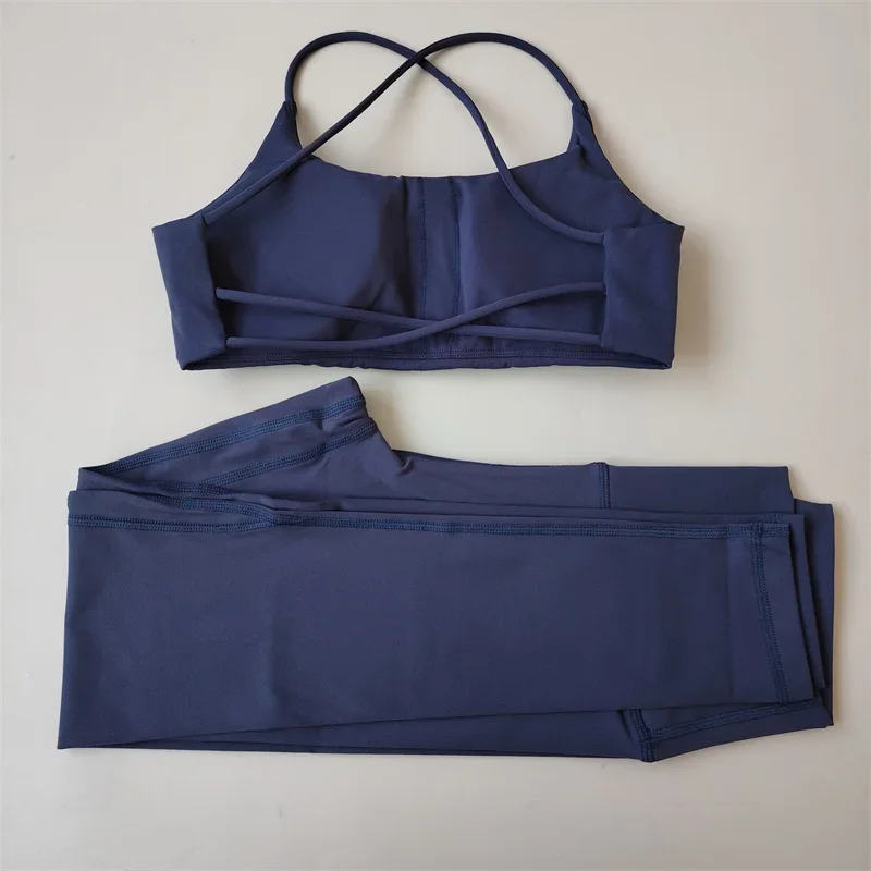 Костюм для йоги из 2 предметов женская спортивная одежда костюм пилатеса и