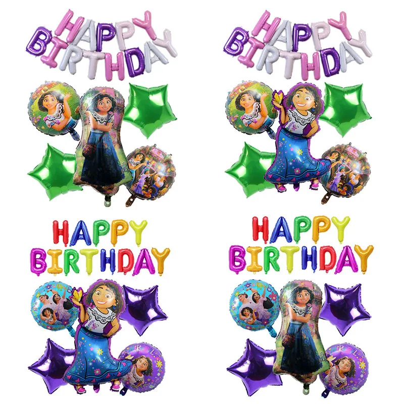 

Disney Encanto Foil Balloons set Magic Girl Birthday Party Decoration Supplies Baby Shower Wedding Decor Helium Globos Kid Toy