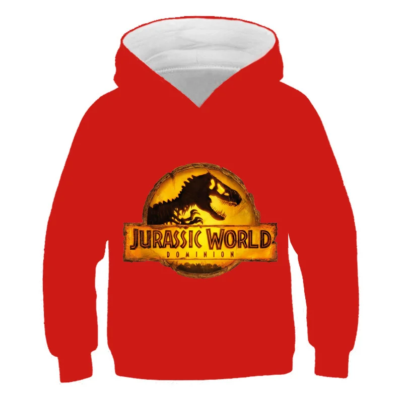 

Детские толстовки с капюшоном для мальчиков и девочек «Мир Юрского периода», 2022