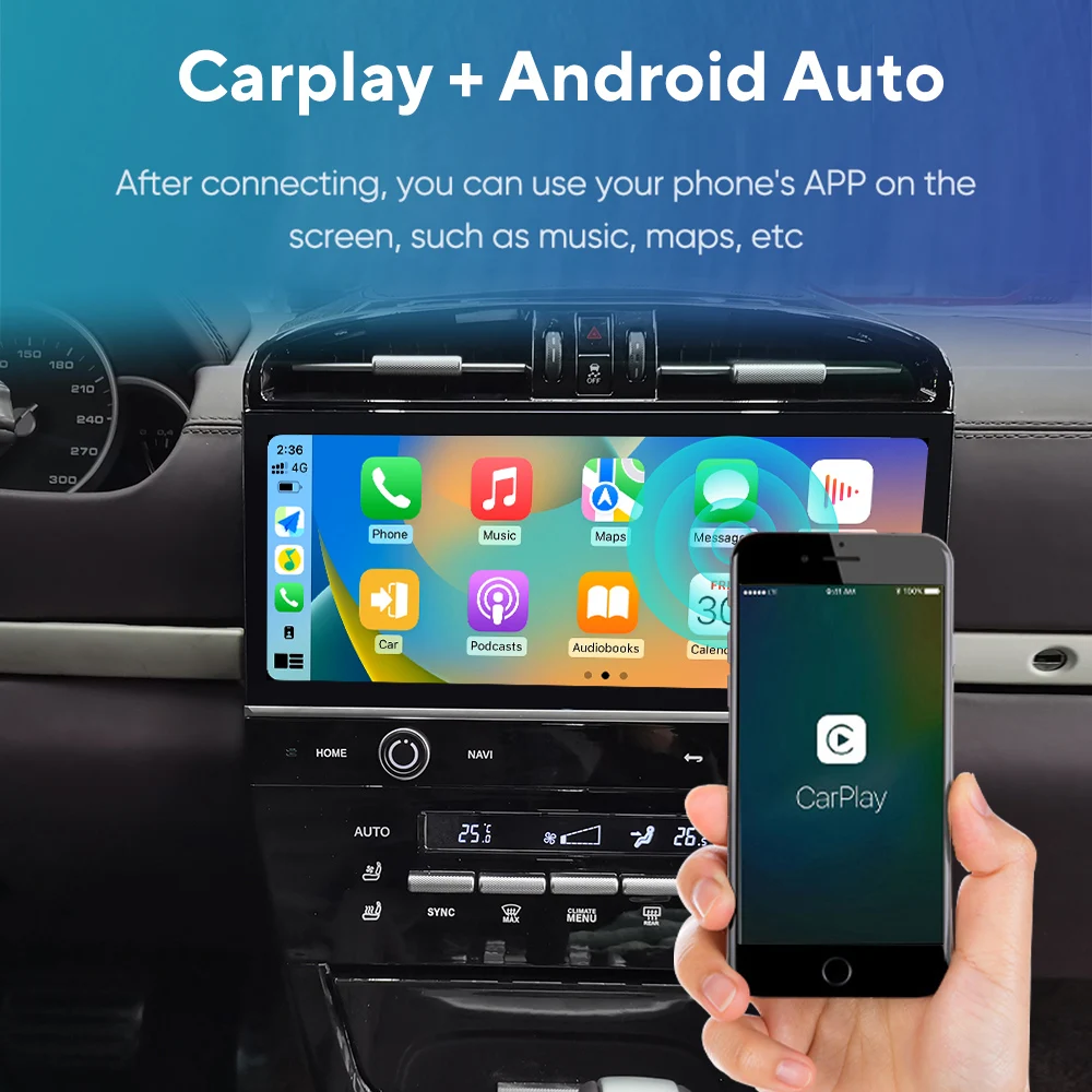 12 3 &quotнавигация 8 ядер для Porsche Old Cayenne 2003-2008 автомобильный радиоприемник