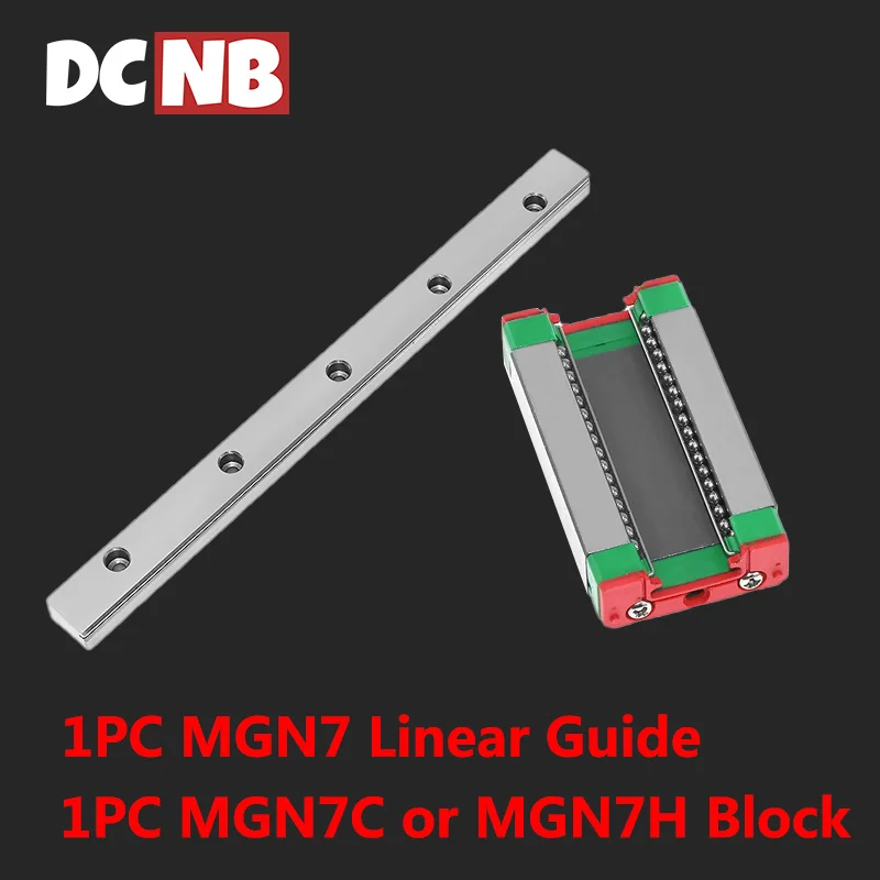

1PC MGN9 Linear Guide+1PC MGN9H Carriage MGN MGN7 MGN12 MGN15 200 300 350 400 450 500 600 800 1000mm Miniature Linear Rail Slide