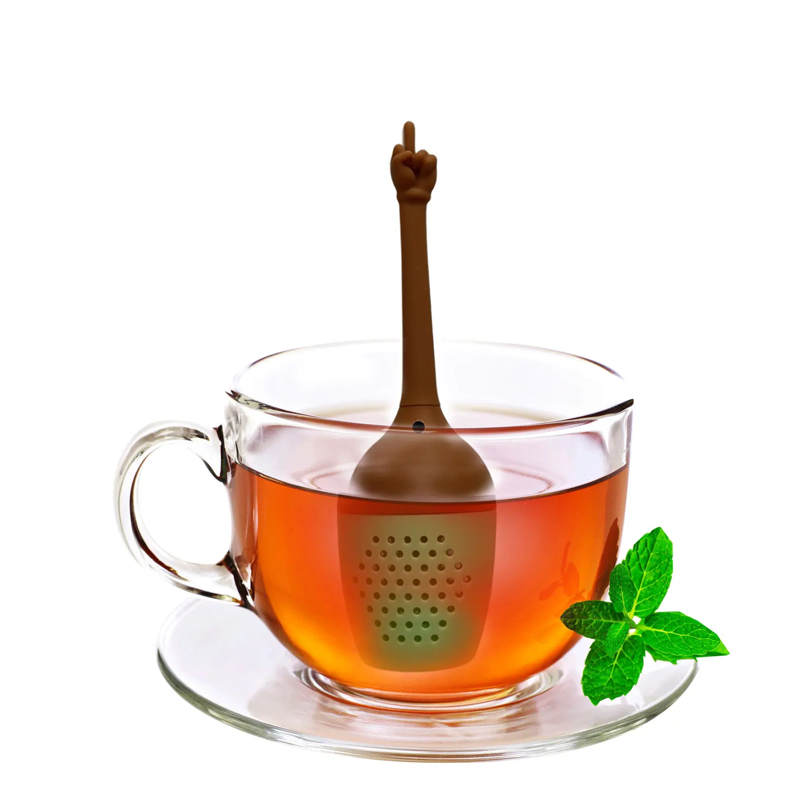 

Silicone Tea Infuser Strainer Creative Silicone Gesture Tea Maker Tea Infuser Strainer Tea Strainer Great Gift For Tea Lovers