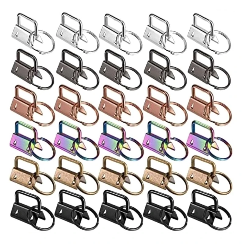 

Key Fob Hardware Keychain Wristlet, 25mm, Metal Keyring Clips for Handicrafts