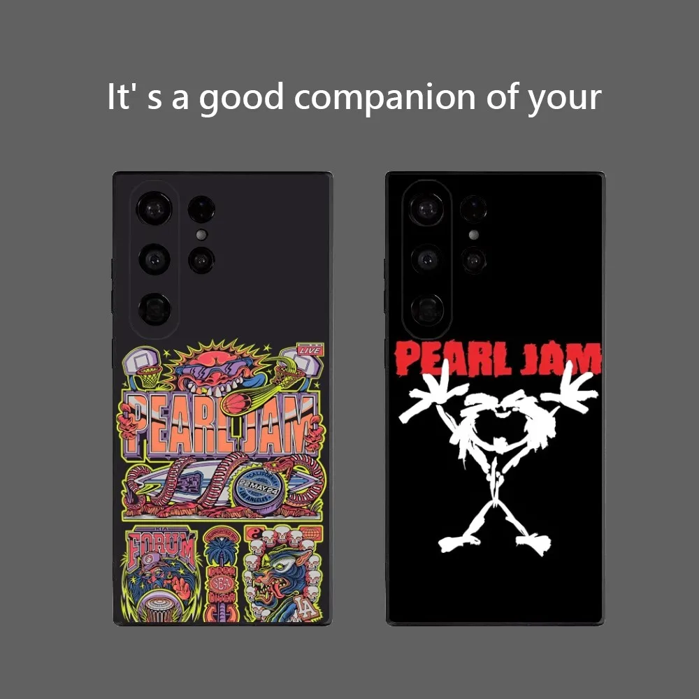 Чехол для телефона P-Pearl J-Jam Samsung Galaxy S25 Ultra S22 S23 S24 S21 S20 5G Защитный мягкий силиконовый