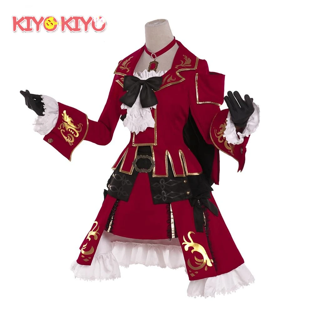 KIYO Final Fantasy XIV FF14 Shadowbringers Red Mage Косплей Костюм Аниме Школьная форма Платье на